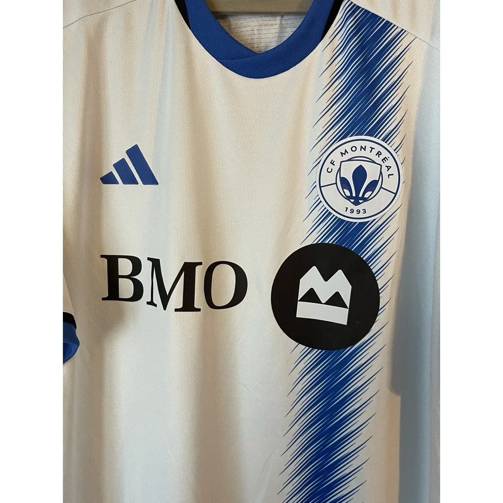 Men's 3XL NWOT CF Montreal Samuel Piette #6 Adidas 2024 Light Blue Jersey